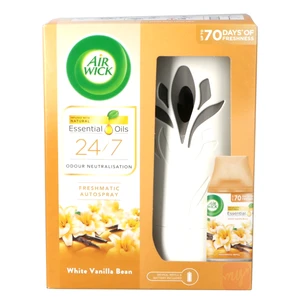 AWK250WVB, Air Wick Freshmatic Kit + Refill 250ml 6.2oz White Vanilla Bean, 5011417573990