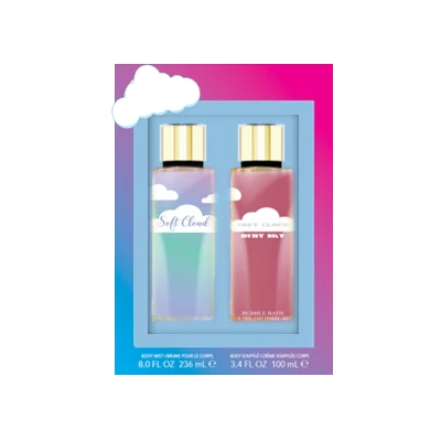 89366, Women's 2pcs Set SOFT CLOUD RUBY SKY 180ml/6.0fl.oz Body Mist, 191554893665
