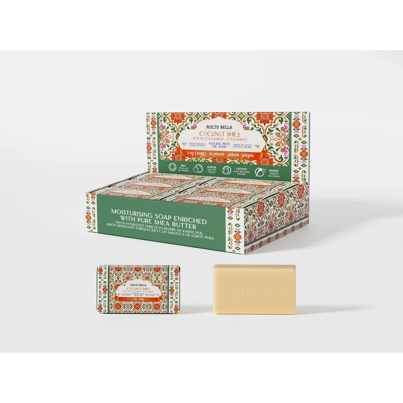 Molto Bella Soap Bar 7oz/200g Coconut Shea