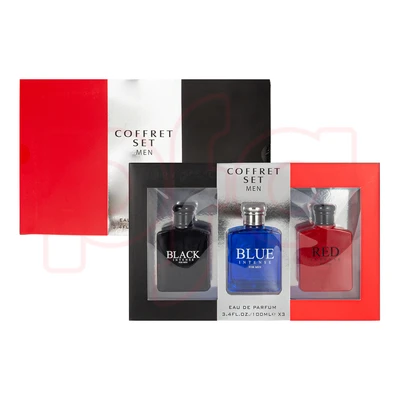 89603, Men's 3pcs EX Large Gift Set/2 3.4fl.oz/100ml×3 EDP, 191554896031