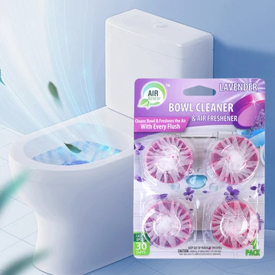 60113, Air Fusion Bowl Cleaner & Air Freshener 4PK – Lavender, 191554601130