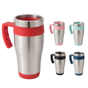 58229, Splash Double Wall Insulated Stainless Steel Travel Mug 16oz, 191554582293