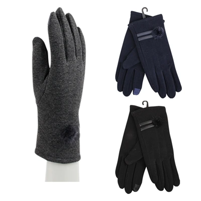 11261, Thermaxxx Ladies Fashion Gloves w/ Touch Ball 2 Stripes, 191554112612