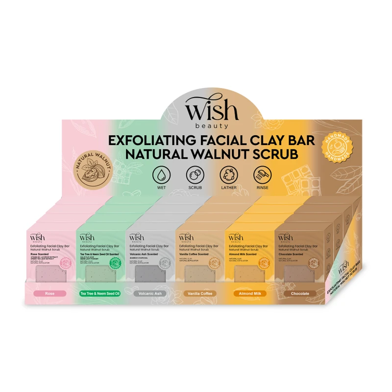 Wish Beauty Exfoliating Facial Clay Bar 2.2oz/65g