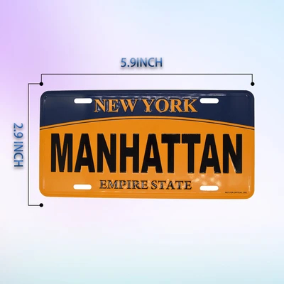 MG6-017, License Plate Magnet 6“x3", 887257960178