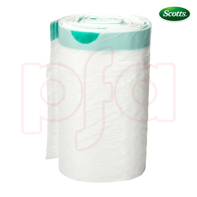 ST-30203, Drawstring Trash Bag Flex 13 Gal 130CT White Lemon - Scotts, 191554302037