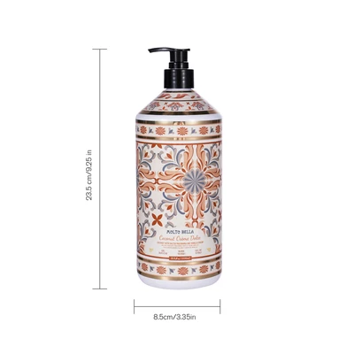 60669, Molto Bella Body Wash 33.8oz – Coconut Crème Dolce, 191554606692