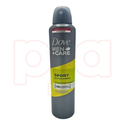 DBS250MSF, Dove Body Spray 250ml Men's Sport Active Fresh, 871763627099