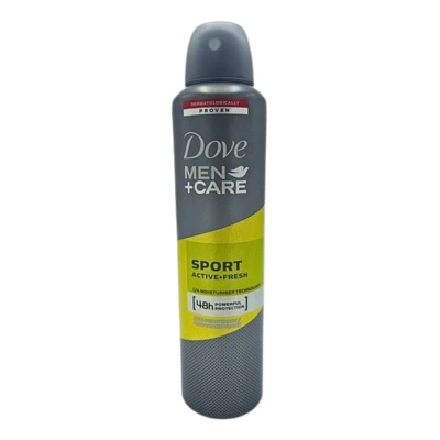 DBS250MSF, Dove Body Spray 250ml Men's Sport Active Fresh, 871763627099