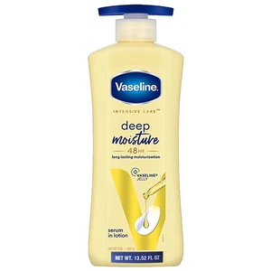 VL400P-DM, Vaseline Lotion 400ml 13.52oz w/ Pump Deep Moisture, 8901030971839