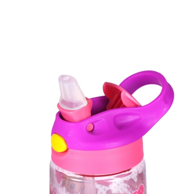 58145, Splash Kids Flip Straw Plastic Bottle 16.9oz, 191554581456