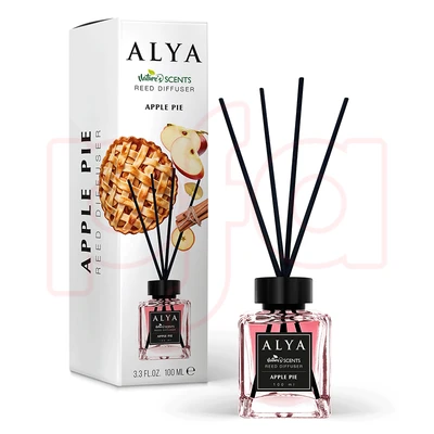 99142, ALYA Nature Scents Reed Diffuser 3.3oz Apple Pie, 8696601070287