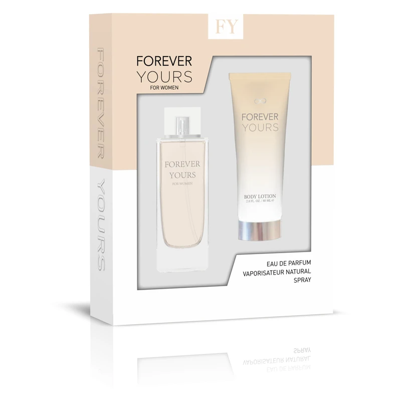 Women's 2pcs Set FOREVER YOURS 100ml/3.4fl.oz EDP+80ml/2.7fl.oz Body Lotion