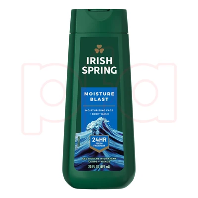 IS20BWMB, Irish Spring Body Wash 20oz Moisture Blast, 035000996619