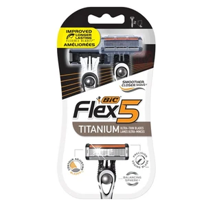 BRF5T-2, BIC Razor Flex 5 Titanium 2PK, 070330732315