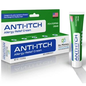 DRS-00012, Drs. Pharmacy 1oz. Anti-Itch Allergy Relief Cream, 380489005018