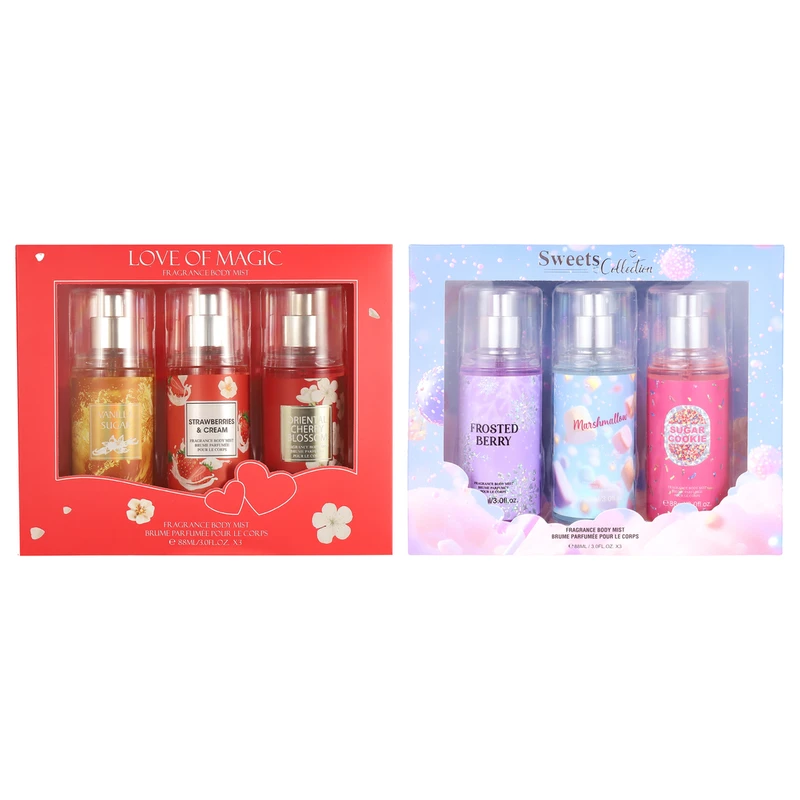Women's 3pcs Body Mist Set Assorted Case