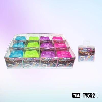 TY552, Squeezy Relief Fidget Toys Ice Cube 2", 887258005526