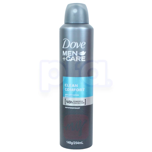 DBS254MCC, Dove Body Spray 254ml Men's Clean Comfort, 9300830022564