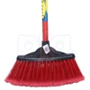 KK-004C, Short Sweeper Plastic Broom w/ Wood Stick, 856427002086