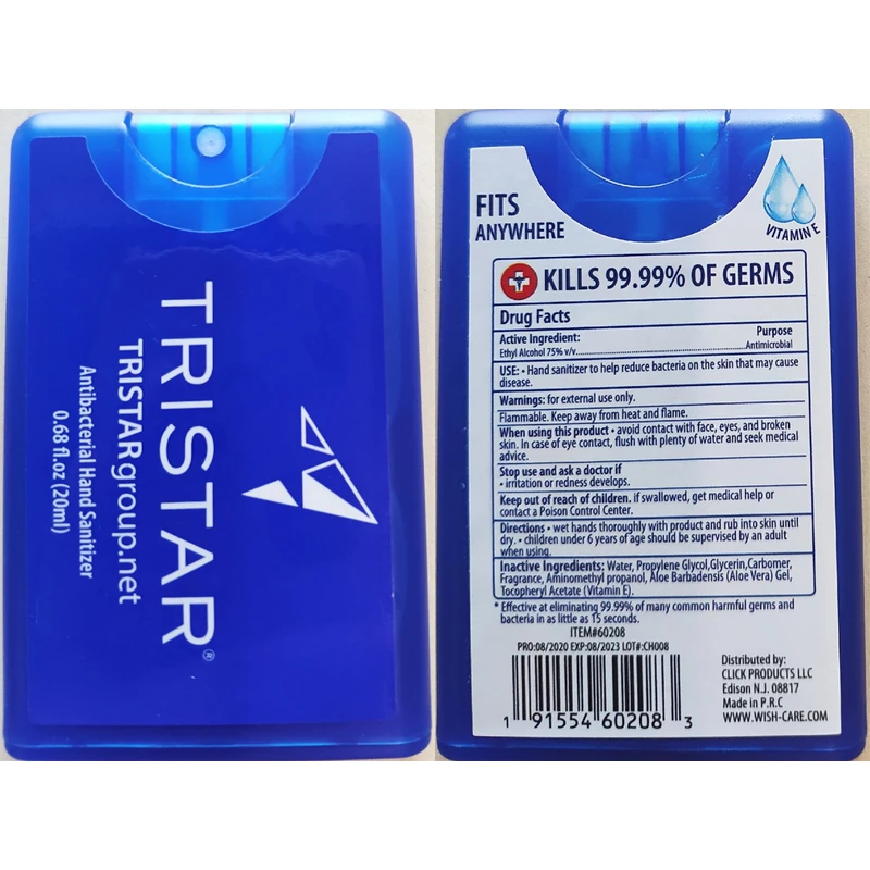 Ultra Slim Hand Sanitizer 20ml