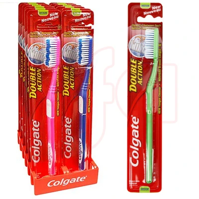 CTB-DA, Colgate Toothbrush Double Action Medium, 6001067007289