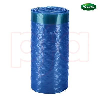 ST-30208, Drawstring Trash  Bag Flex 30 Gal 36CT Clear Blue - Scotts, 191554302082
