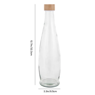 33215, Splash Glass Water Bottle 33.47 oz, 191554332157