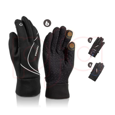 11268, Thermaxxx Men Gloves w/ Touch Neoprene Grip Palm, 191554112681