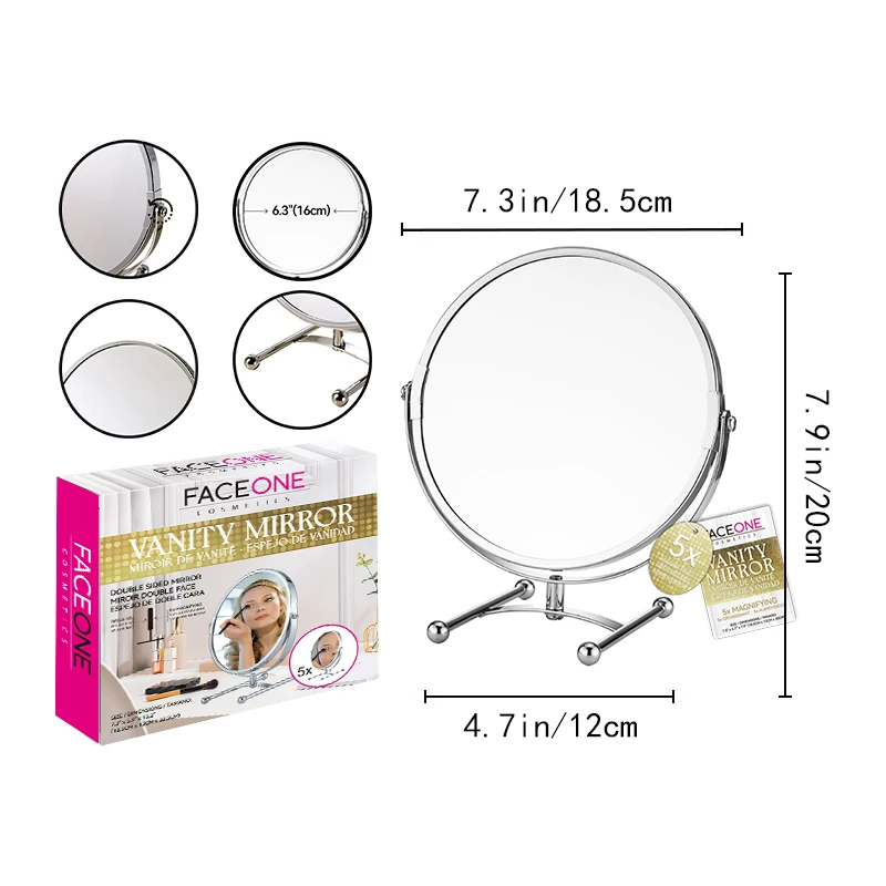 Face one Vanity Mirror