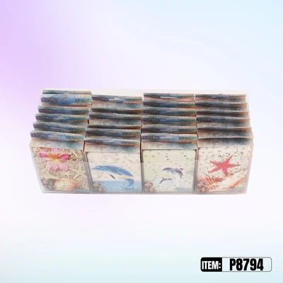 P8794, Portable Flip Mirror OCEAN Assorted 6  24/DP