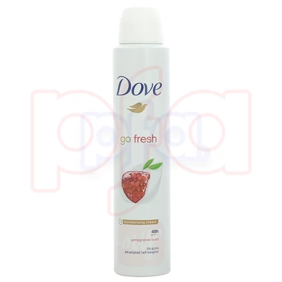 DBS200PM, Dove Body Spray 200ml Go Fresh Pomegranate, 8720181347221