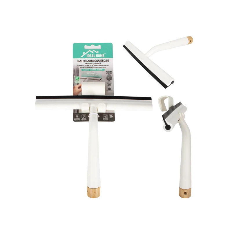 Ideal Home Bathroom Squeegee w/clip Holder