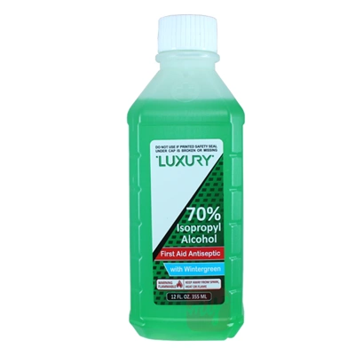 LA6576, Luxury Isopropyl Alcohol 12oz 70% Green, 868275965765