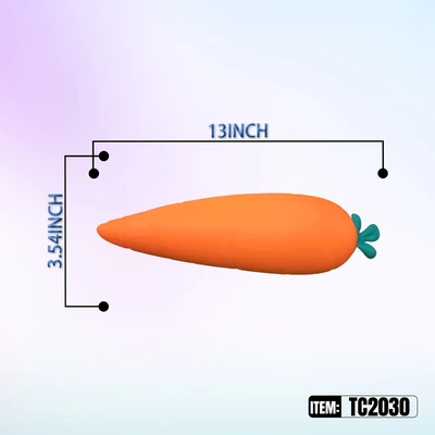 TC2030, Sugar Squeezy Relief Fidget Toys Carrot 13", 887258040305