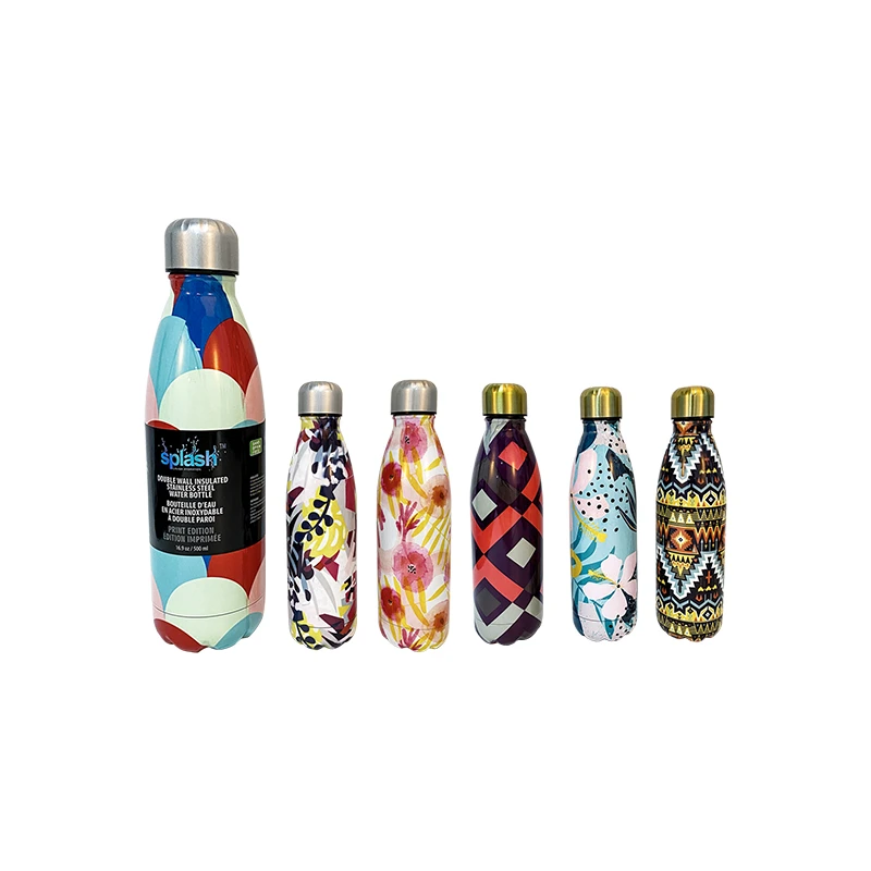 Splash Bottle Stainless Steel 16.9oz Printed