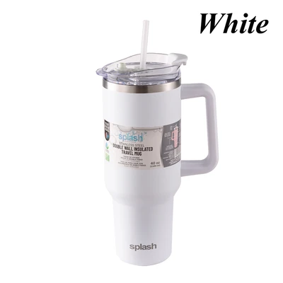 58228, Splash Bottle Stainless Steel Travel Mug 40 OZ, 191554582286