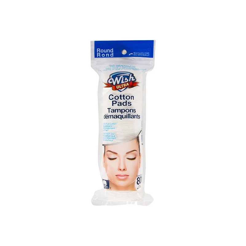Wish Cotton Pad Round 80CT
