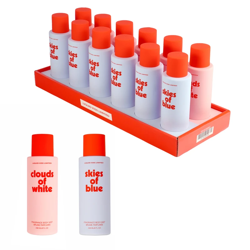 LIQUID KISS LIMITED Women's Body Mist 8oz/236ml PDQ1 Skies Of Blue &Clouds Of White