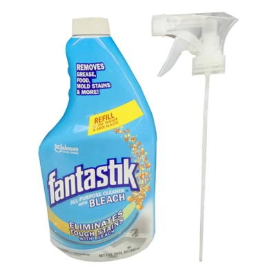 FC32FB-T, Fantastik All-Purpose Cleaner with Bleach with Trigger 32oz