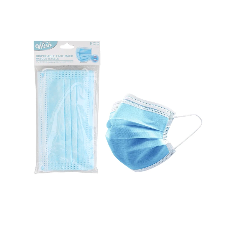 Wish Disposable Face Mask 5Pcs