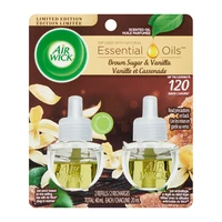 AWO2BSV, Air Wick Oil 2Pack Brown Sugar Vanilla, 062338812625