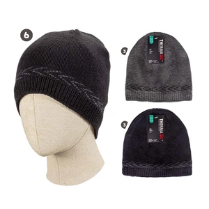 10073, Thermaxxx Winter Men's Beanie w/ Fleece Lining, 191554100732