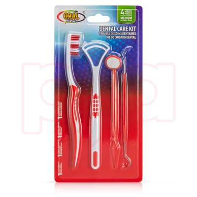 68063, Oral Fusion Dental Care Kit 4PK Medium, 191554680630