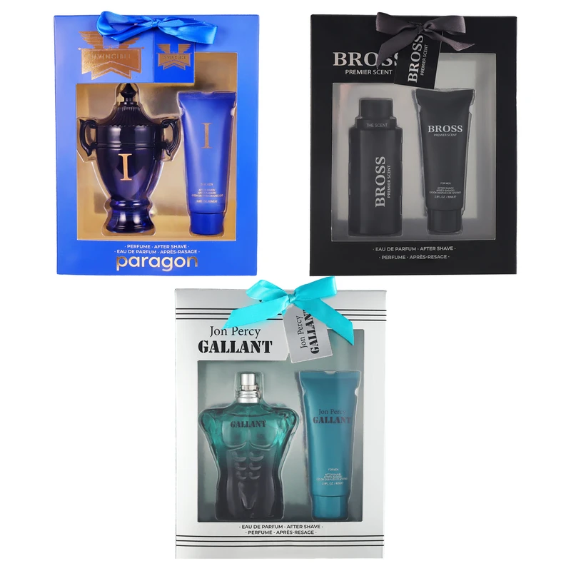 Men's 2pcs Gift Set Assorted Case Paragon/Bross/Jon Percy Gallant
