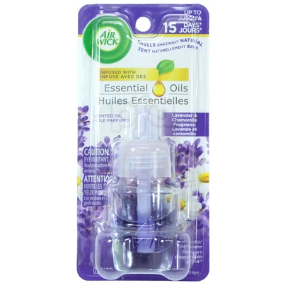 AWO1-LC, Air Wick Scented Oil Refill 1 Pack 8ml (0.27oz) Lavender & Chamomile, 062338020921