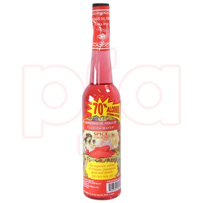 FW9S, Florida Water 9oz Spiced (RED), 89639600102