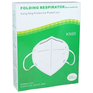 MASK-KN95KN, Face Mask KN95 20pcs Box Kang Ning White (10pack Bag)