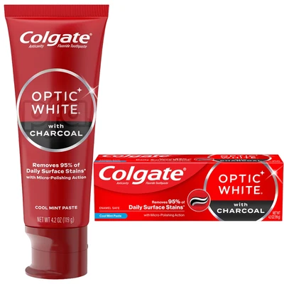CTP-OW42-CCM, Colgate Toothpaste 119g (4.2oz) Optic White Charcoal Cool Mint Paste, 035000978721