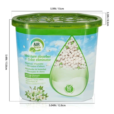 60152, Air Fusion Moisture Absorber & Odor Eliminator 14oz – Jasmine Blossom, 191554601529